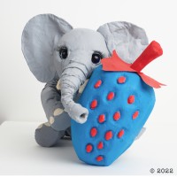 Blue Strawberry Elephant