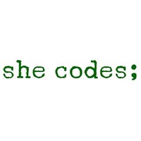 she codes;