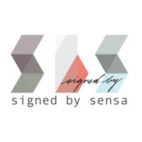 Signed by Sensa